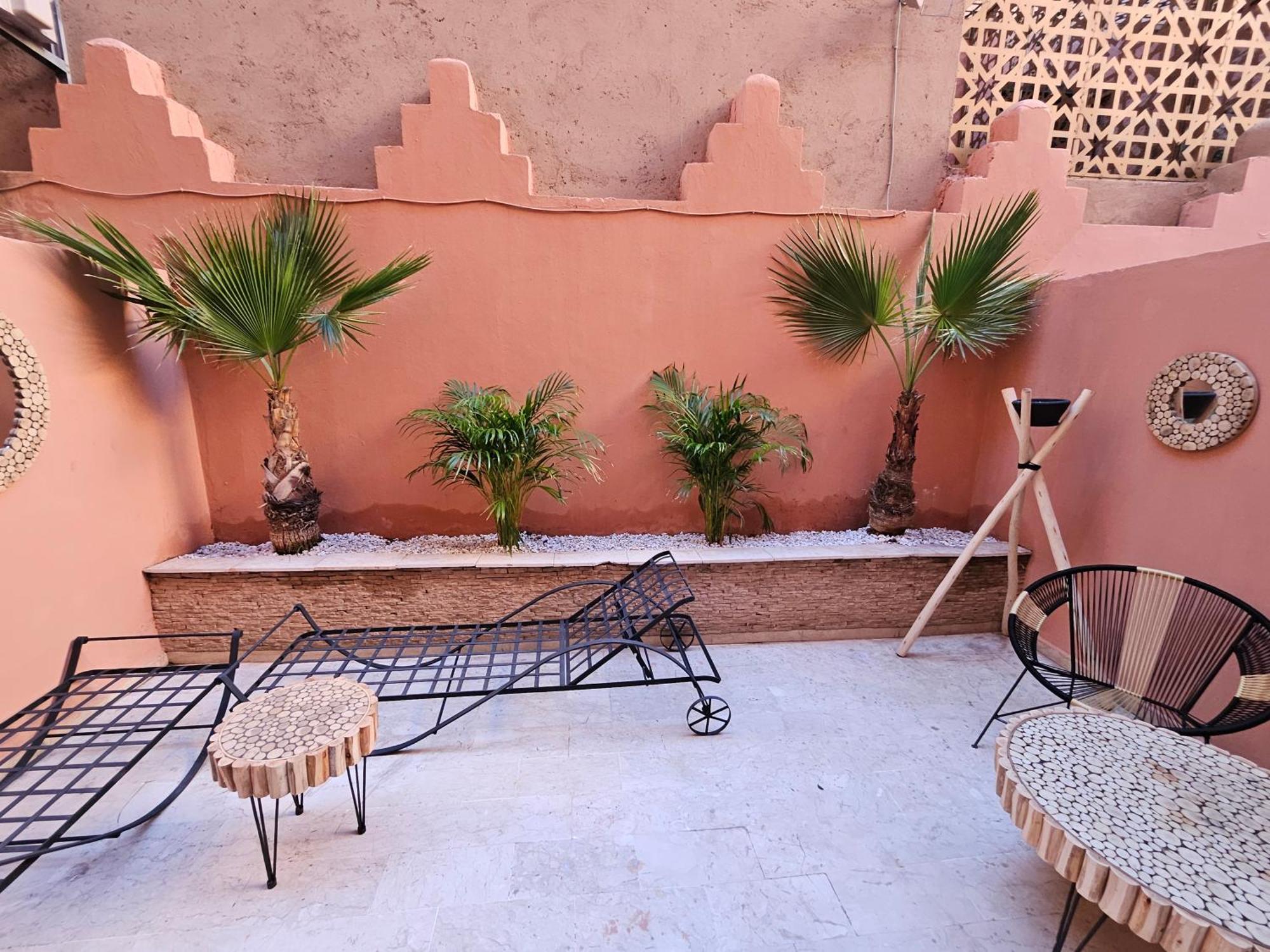 Charmant Duplex Au Coeur De Gueliz, Quartier Haut De Gamme De Marrakech Marrakesh Exterior foto